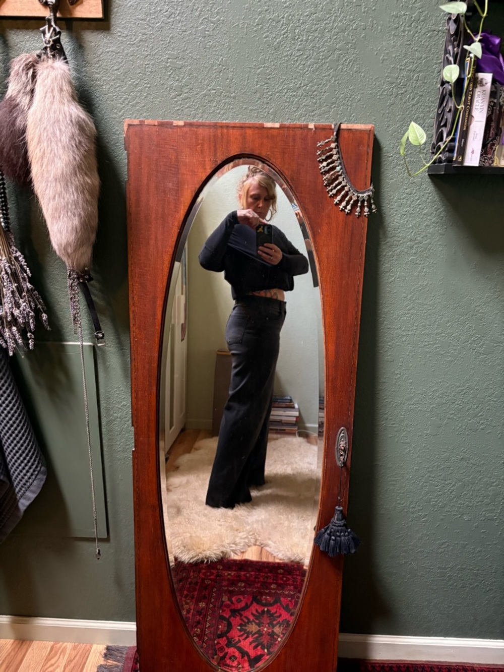 Wit & Wisdom Black Wide leg Pants